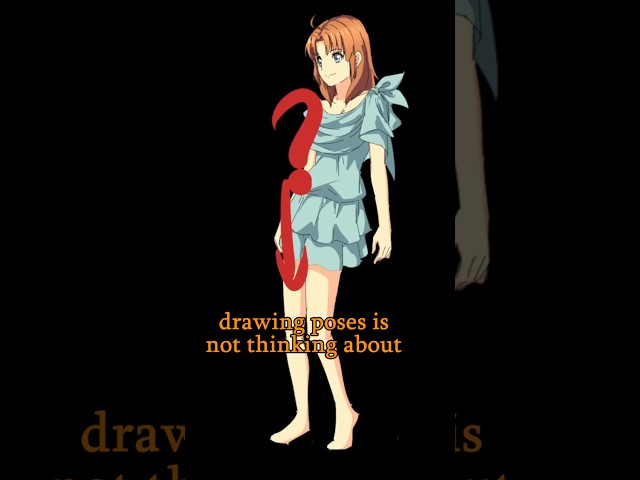 Mistake When Drawing Legs - Quick Art Tips #art #sketch #shorts #tutorial #drawingtutorial #anime
