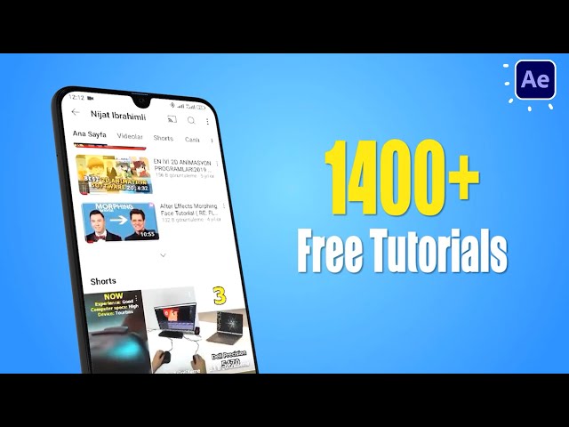 3D Mobile Promo Animation in After Effects Tutorials