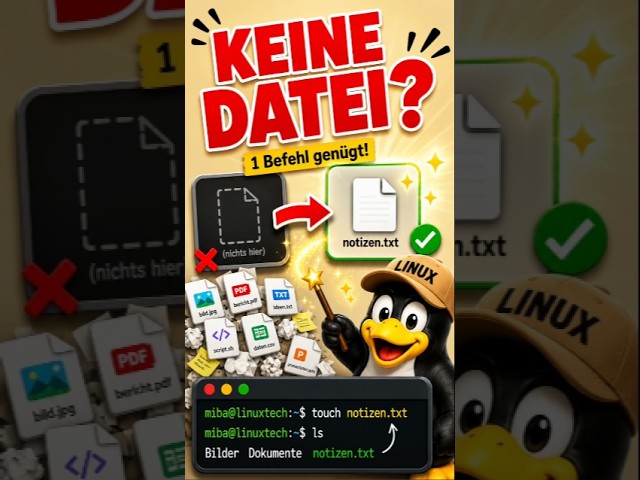 Neue Datei mit nur einem Befehl 📄