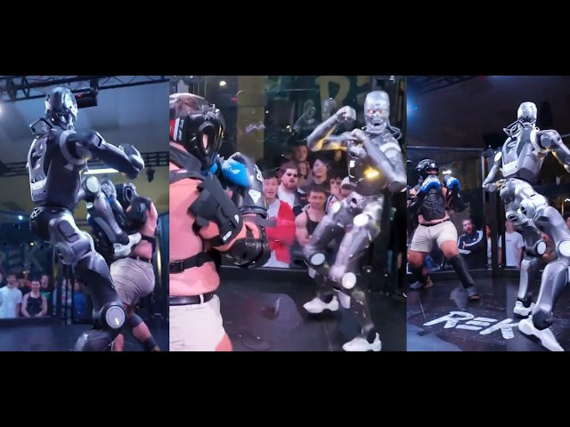 6FT TERMINATOR ROBOT vs HUMAN: US Influencer in WORLD’S FIRST Fight
