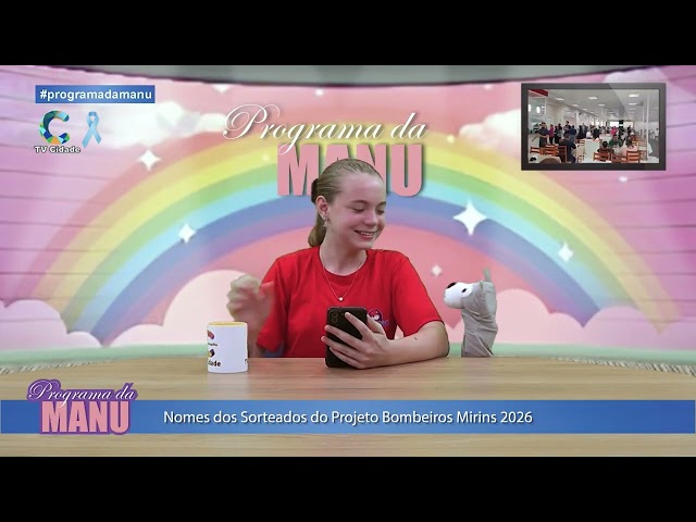 Nomes dos Sorteados do Projeto Bombeiros Mirins 2026