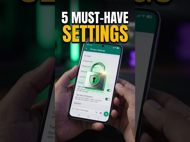 #WhatsApp-ல இந்த Privacy & Security Settings-ஐ இப்பவே ON பண்ணுங்க! 🔐📱#WhatsAppTips #WhatsAppPrivacy
