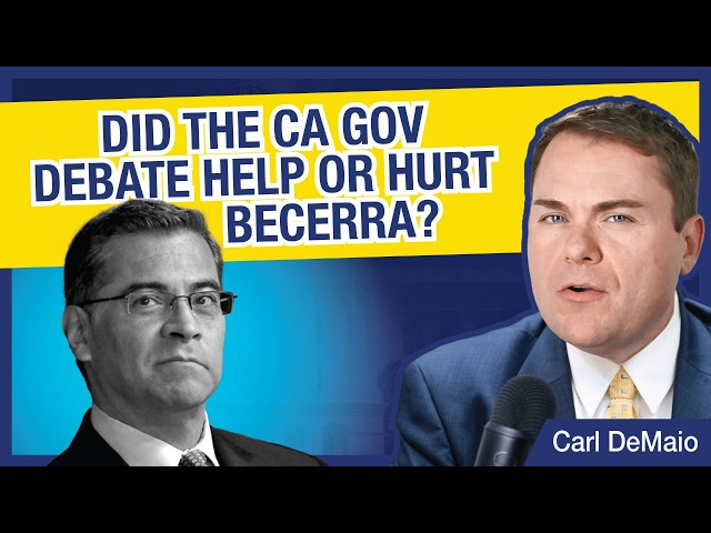 Did the CA Gov Debate Help or Hurt Becerra?