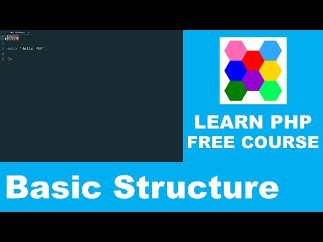 Learn PHP - Part 3 | PHP Basic Structure