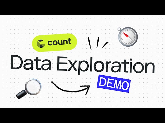 Count Demo:  Data Exploration on an Infinite Canvas