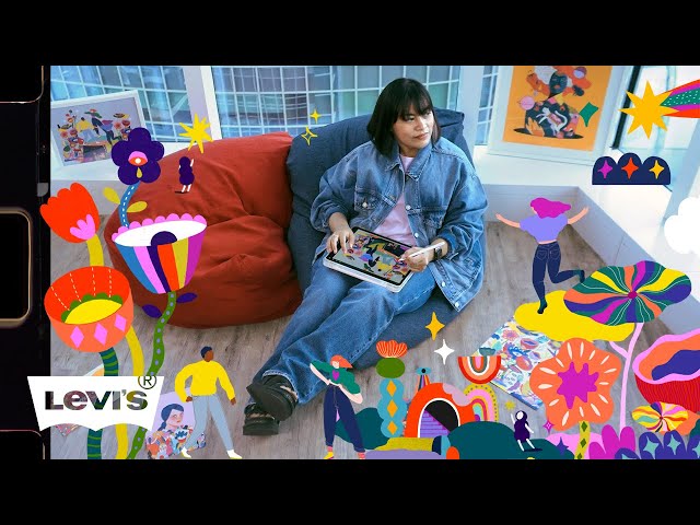 Diela Maharanie Paints ‘Spring Time in Denim Land’ for 501® Day | Levi's®