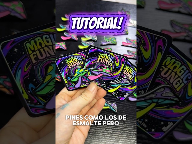 Tutorial “enamel pins” impresos en 3D 🫶🏻 #3dprinting #pin #bambulab #resinart