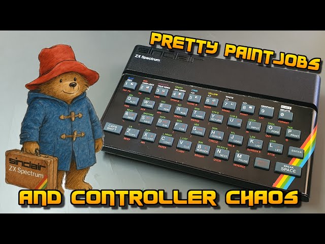 Roaming ZX Spectrum - arts and craft time + gamepads for hardcore gamerz!!1!