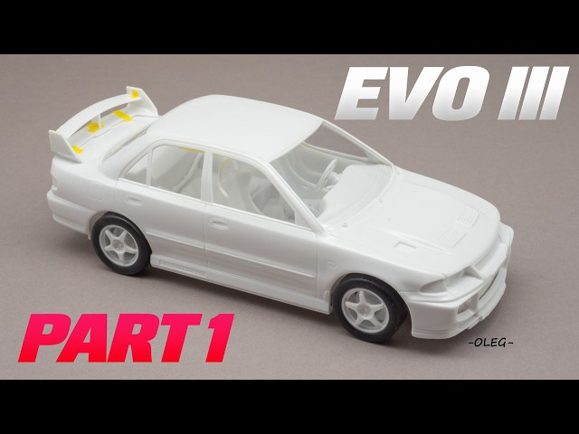 Mitsubishi Lancer Evo III 1995 Tour de Corse | Hasegawa 20453 | 1/24 Scale Model Build Part 1