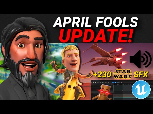 April Fools Update! NEW Star Wars SFX, Voice Chat Upgrade & More in Fortnite Creative/UEFN! (v40.10)