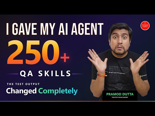 I Gave My AI Agent 250+ QA Skills — The Test Output Changed Completely