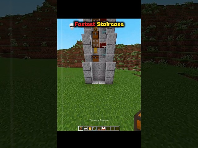 Minecraft Faster Staircase...🤯 (Misery)