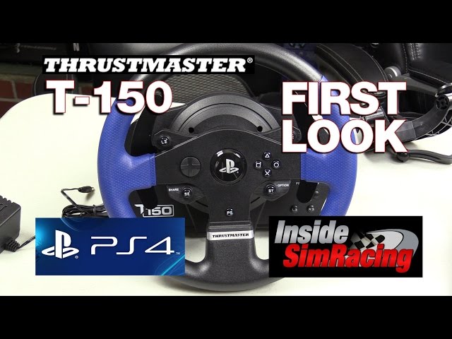 Thrustmaster T150 First Look on Playstation 4