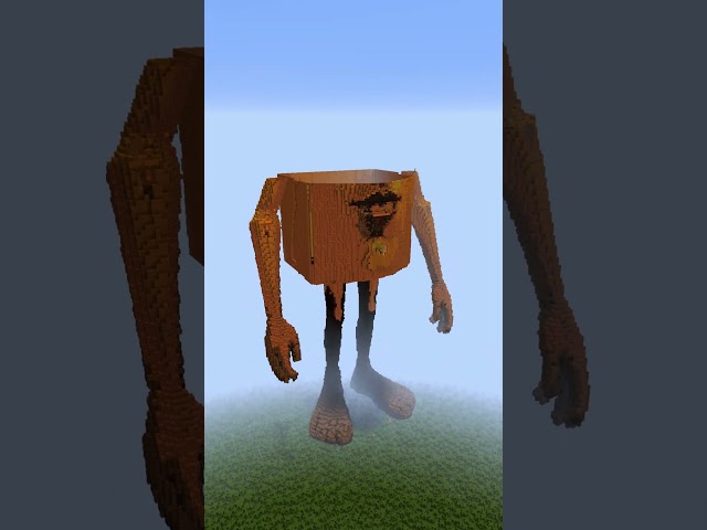Who is this BRAINROT? BUILDING IN MINECRAFT #brainrot #minecraft