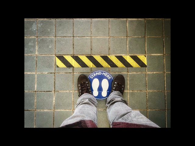 Footsteps Man in Boots Walking Scuffling on Tile Floor Sound Effect