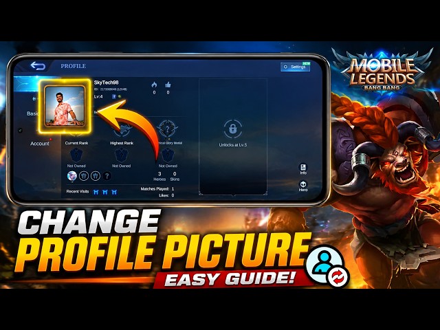 How To Change Profile Picture in Mobile Legends: Bang Bang 😳 (2026 Guide!)