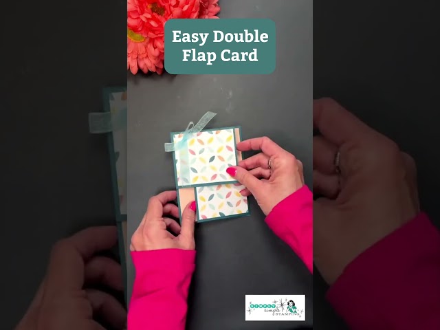 Double Flap Card Tutorial That Looks Fancy but Is SO Easy!