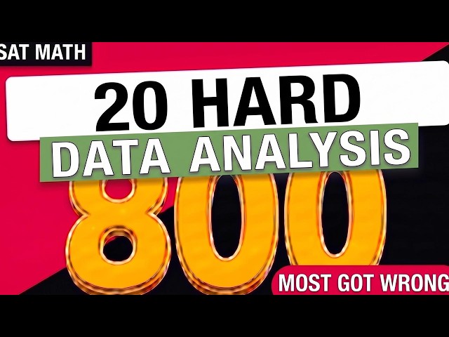 SAT Math: Solving the Hardest Problem Solving and Data Analysis Problems