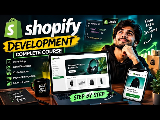 Shopify Development Video-01 | Build & Customize Shopify Stores Step by Step