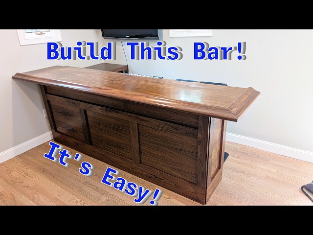 A Home Bar Anyone Can Build!