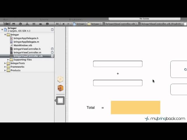 Learn Xcode 4 Tutorial iOS iPad iPhone 1 4 Variables, Outlets, Actions