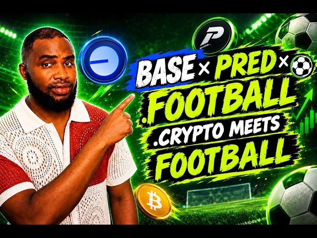 🔥 BASE × PRED: CRYPTO JUST ENTERED FOOTBALL! ⚽₿🚀#airdrop #base #predictions #football #crypto #web3