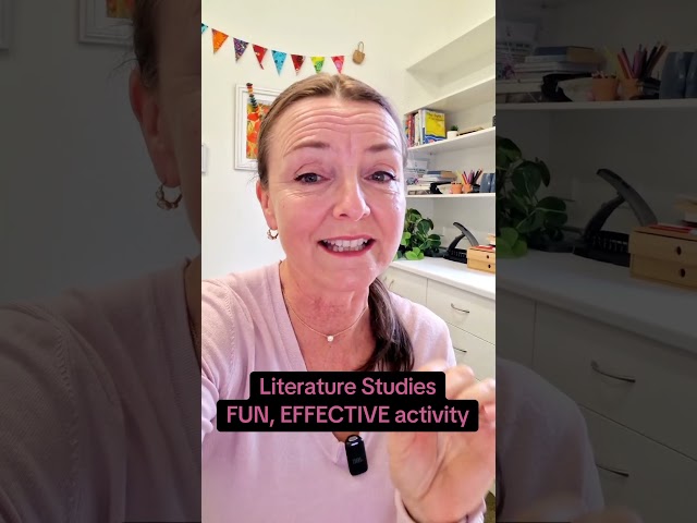 Fab activity for literature studies - caters for all! #literaturestudy #readingskills #novels