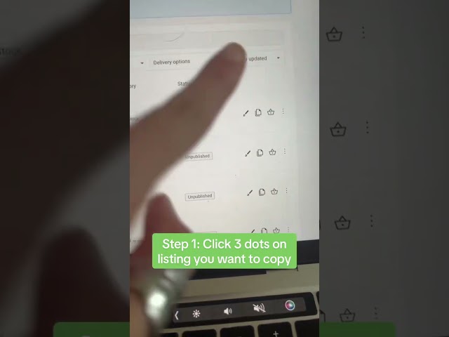 Replying to @onecraftchick Heres a quick and easy tutorial on how to duplicate a listing from