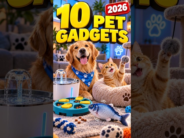 10 Pet Gadgets Your Dog & Cat Will OBSESS Over! 🐾 #Shorts