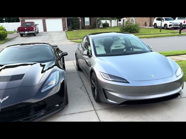 ’25 @tesla Model3 Performance vs. ’19 @Chevrolet corvette, which would you choose?