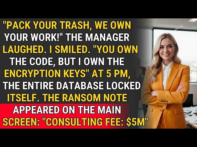 They Fired Their Encryption Lead – So She Locked Their Entire Database ♟️ ｜ Strategic Justice