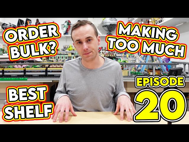 Is LEGO Making Too Much? Best Way to Buy Pieces? Track Shelving or Ikea? Ask Bricksie 20