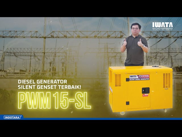 REVIEW IWATA HEAVY DUTY DIESEL GENSET PWM15-SL! GARANSI SAMPAI 3 TAHUN