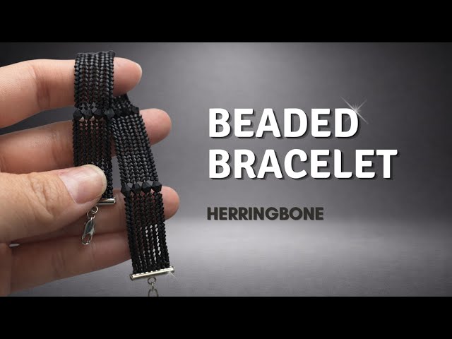 Beaded Bracelet Tutorial | Herringbone Stitch | Easy Miyuki DIY