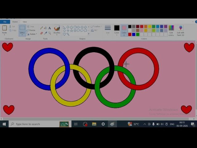 MS paint drawing in computer classes #computereducation 