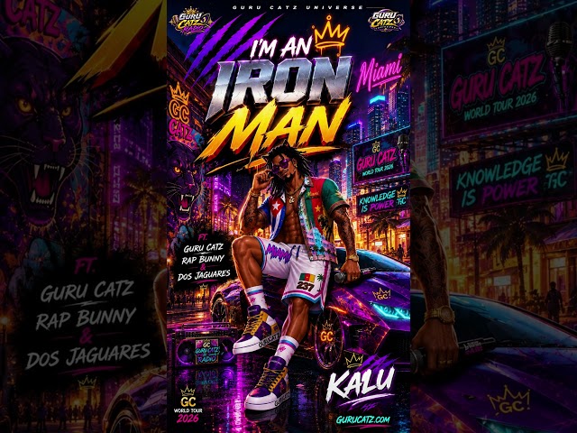 Listen to I'm An Iron Man on Guru Catz Radio! 📻🔥 #GuruCatzRadio #MusicPromo