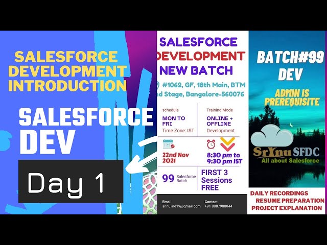 033 B99 Dev01 22ndNov | Salesforce Development Introduction