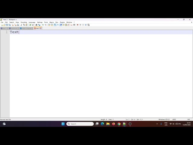 How to change file encoding with notepad++