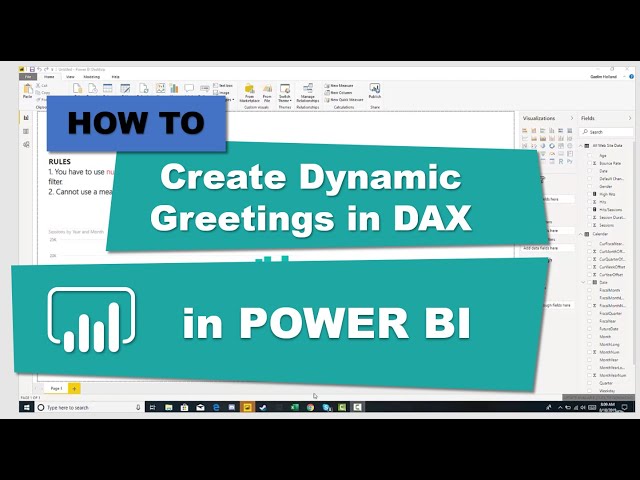 Create Dynamic Personal Greetings in DAX