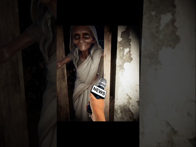 GRANNY vs tillu reporter 💀 | nanima horror game #shorts #funny