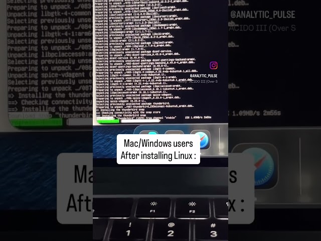 Non linux users first time seeing Linux OS (including myself) #shorts #linux