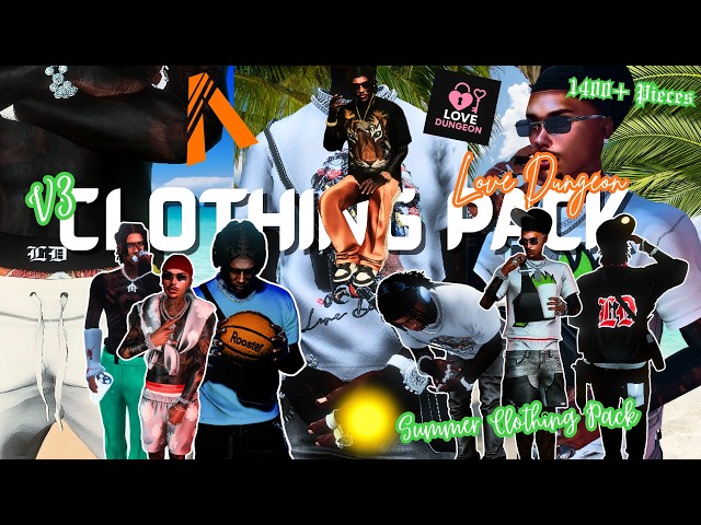 Love Dungeon NEW Male V3 | 1400+ PIECE MALE CLOTHING PACK IS HERE! | NEW V3 BUNDLE | FiveM RP