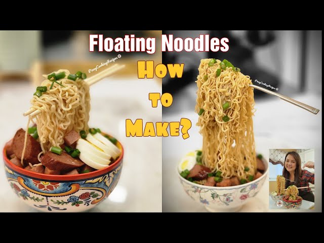 Floating Noodles - Simple Tricks You Can Easily Make!