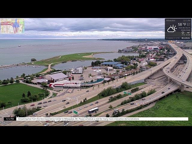 Live AXIS Q6358-LE PTZ Network Camera at the Milwaukee AEC