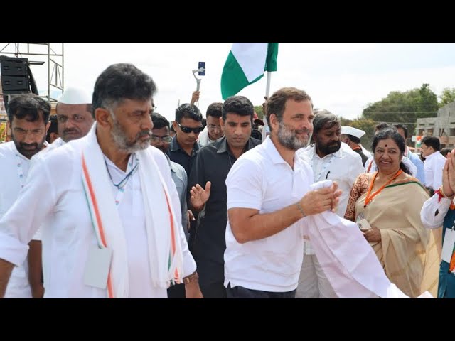 Rahul Gandhi Kickstarts Karnataka Leg Of Bharat Jodo Yatra | First BJP Led State | Rahul In K’taka