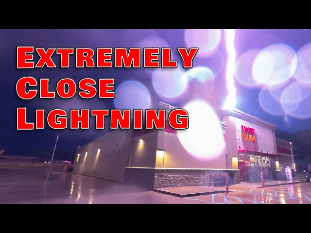 EXTREMELY Close Lightning near Tornado Warned Storms - 6 May, 2026