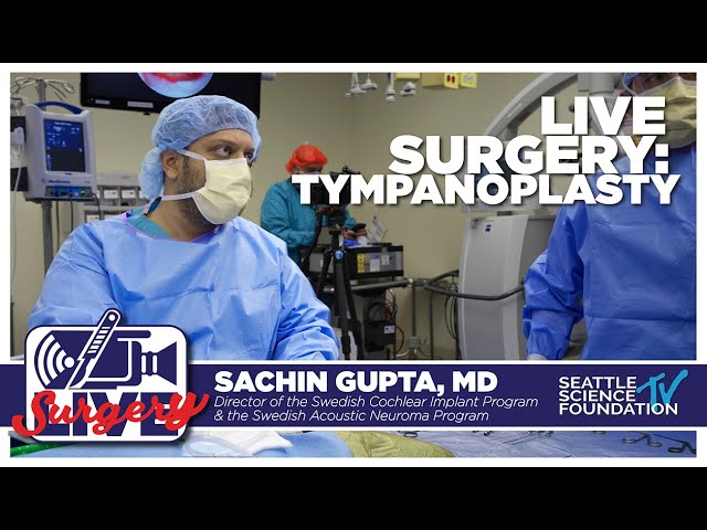 Live Endoscopic Ear Surgery - Tympanoplasty - Sachin Gupta MD