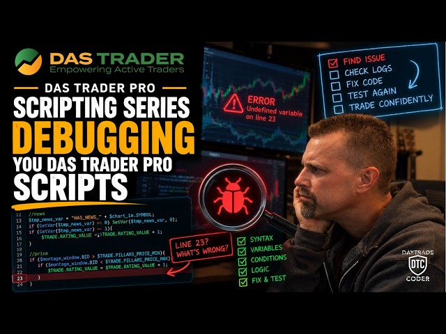 Debugging Your DAS TRADER PRO Scripts