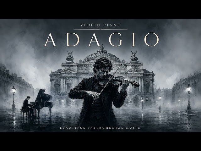 Stress Relief Music 🎻 The Most Beautiful Satie-Inspired Violin & Piano