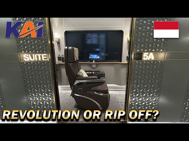 10 HOURS Overnight from Surabaya to Jakarta on Indonesia's LUXURY PRIVATE SUITES Compartment Train!